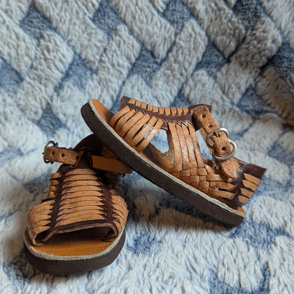 Toddler Huaraches Mexican Sandals For Babies Size 3